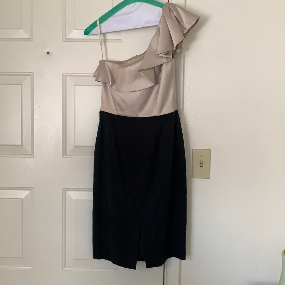 White House Black Market asymmetrical dress